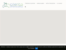 Tablet Screenshot of cilentoemenevanto.com
